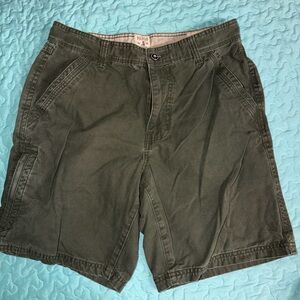 Mens Olive Green RedHead Cargo Shorts Size 34